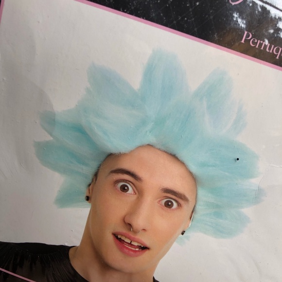 Rick and Morty NWT Lab coat and shirt/WIG BUNDLE - Picture 8 of 8